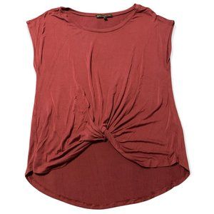 Elite Collection | Women's | Burgundy/Wine Knotted Blouse | L